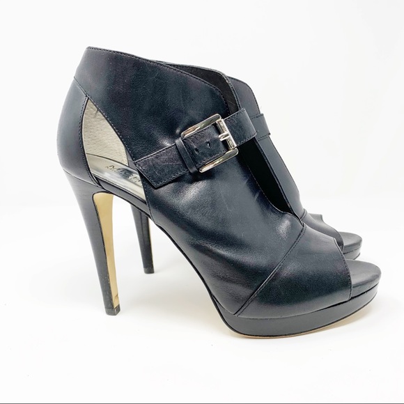 michael kors black booties